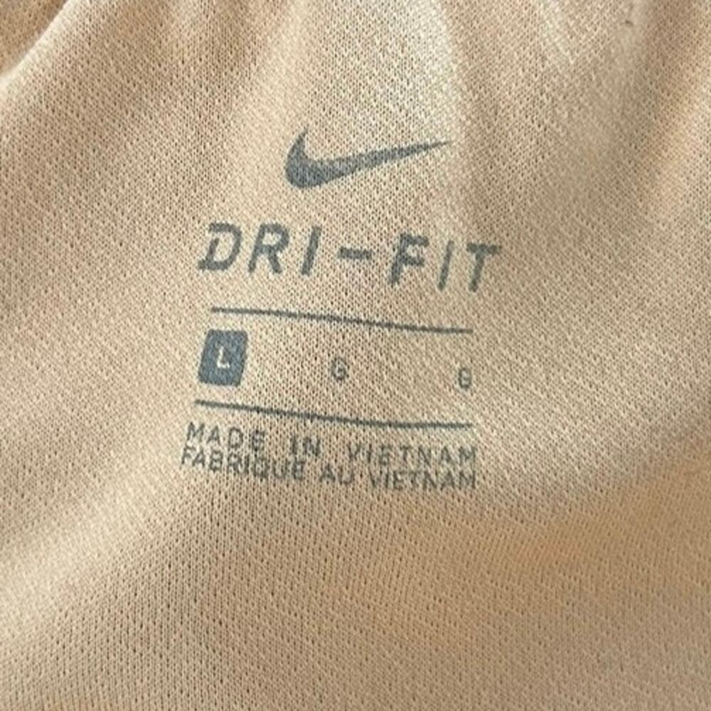 Nike Dri Fit Black Running Shorts Orange Trim Athletic Women Size Large - Picture 3 of 6